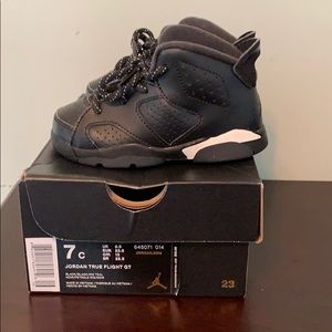 Jordan air retro 6 black cat toddler 7c